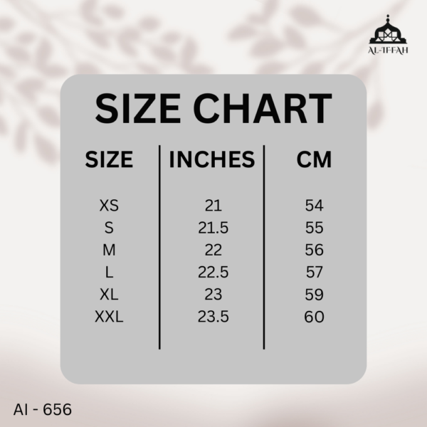 Blended Islamic cap (Topi) AI - 656 - Image 9