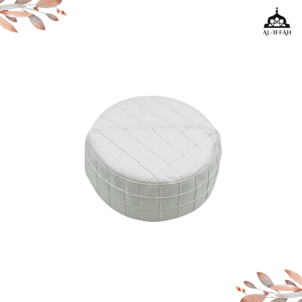White Blended Islamic cap (Topi) AI - 333 - Image 2
