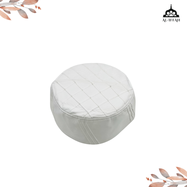 White Blended Islamic cap (Topi) AI - 333 - Image 4