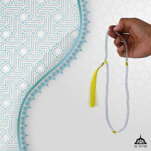 Transparent Glass Tasbih (349) - Image 4