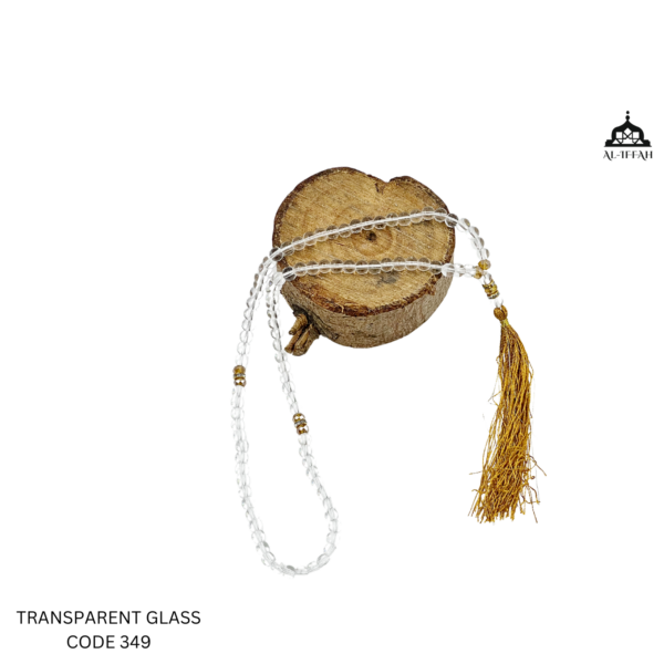 Transparent Glass Tasbih (349) - Image 5