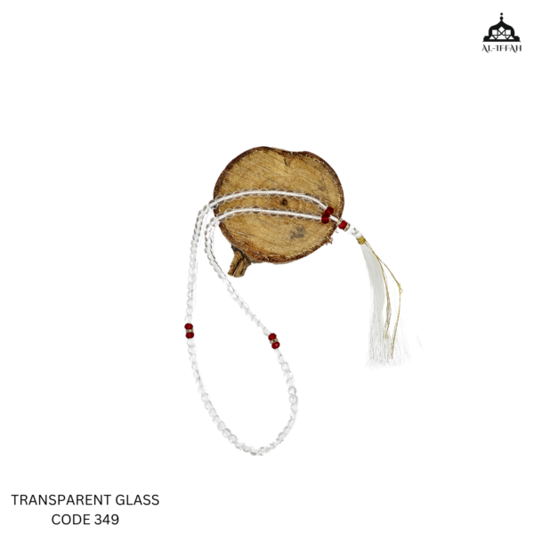 Transparent Glass Tasbih (349) - Image 9